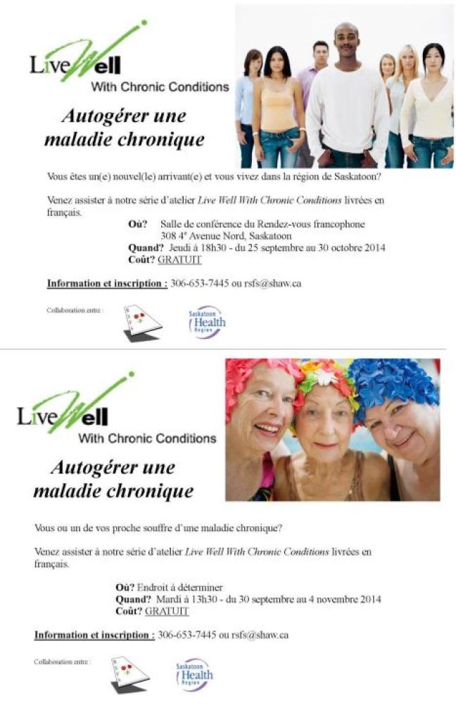 Affiche - Ateliers [i Live Well With Chronic Condition]