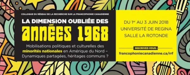 Affiche - Colloque du Réseau de la recherche sur la francophonie canadienne