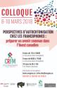Affiche - Colloque 'Perspectives d'autochtonisation chez les francophones'