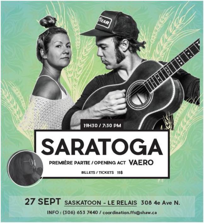 Affiche - Concert de Saratooga