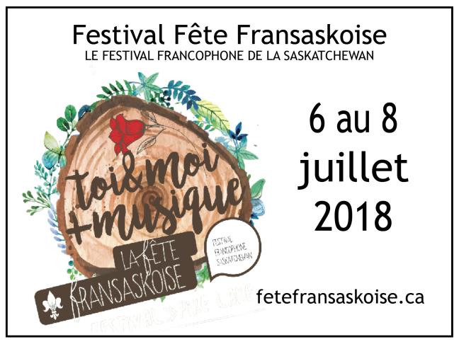 Affiche - Fête Fransaskoise 2018