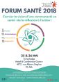 affiche - Forum Santé 2018