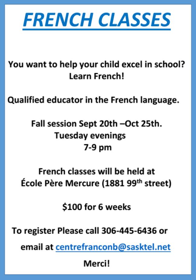 Affiche - French Classes