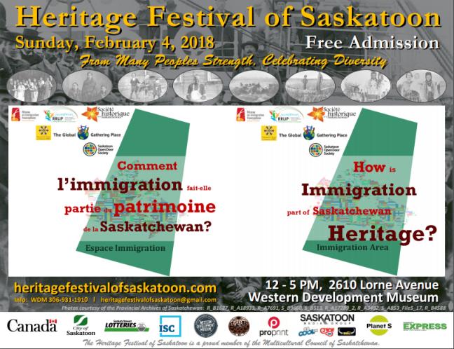 Affiche - Heritage Festival de Saskatoon