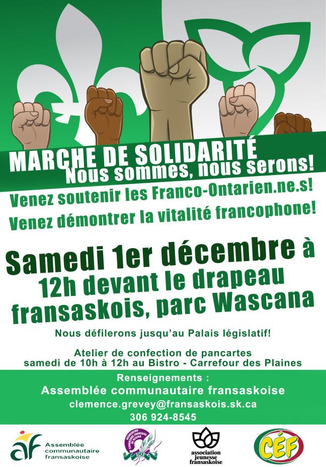 Affiche - Marche de solidarité
