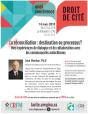 Affiche - Midi-conférence Droit de Cité
