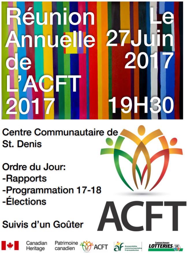 Affiche - Réunion annuelle de L'ACFT