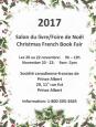 Affiche - Salon du livre / foire de Noël 2017 à Prince Albert