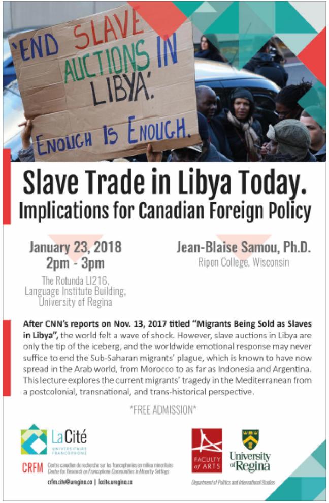 Affiche - Slave Trade in Libya Today