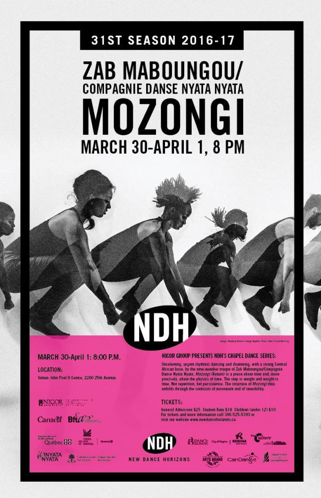 Affiche - Spectacle de danse africain par la choréograph Zab Maboungou