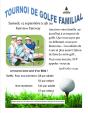 Affiche - Tournoi de golf de la SCFPA
