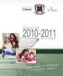 Couverture - Rapport annuel 2010-2011 du Collège Mathieu