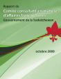 Couverture - Rapport du Comité consultatif du secrétaire provincial en matière d'affaires francophones 