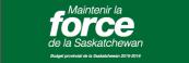 Logo - Budget équilibré en Saskatchewan