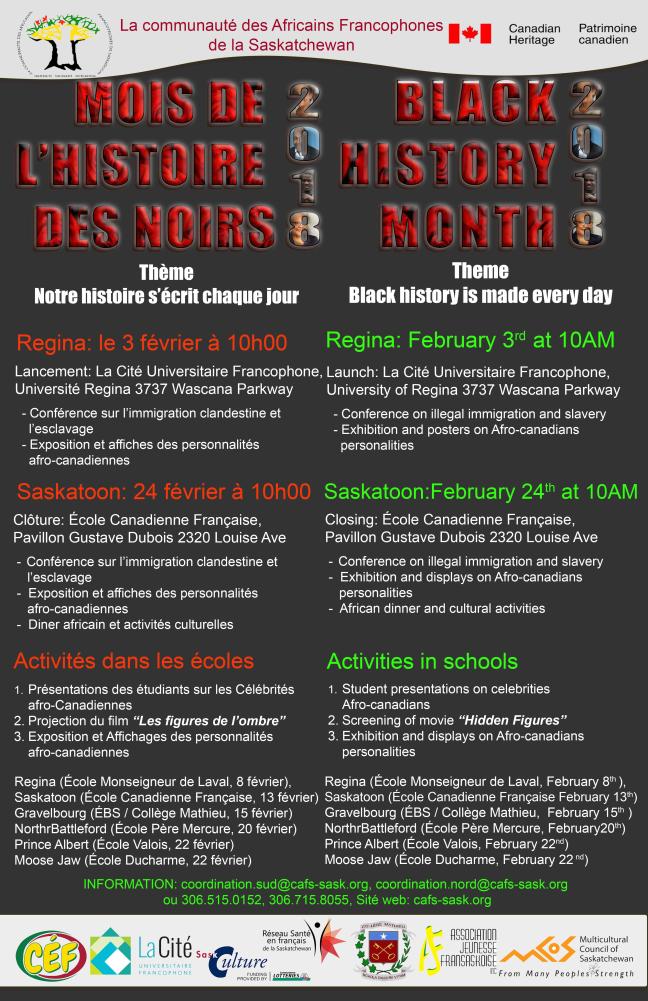 Affiche - Mois de l'histoire des Noirs