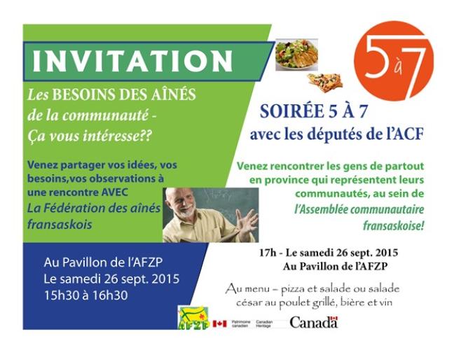 Affiche - AFZP - Besoins des aînés de la communauté