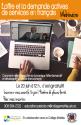Affiche -  L'offre et la demande actives de services en français