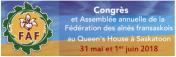 Affiche - AGA et Congrès annuel de la FAF